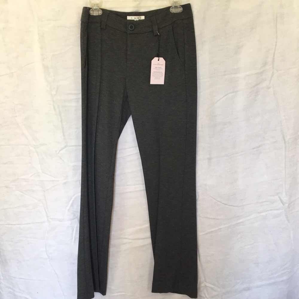 CAbi My Favorite Trouser in gray.